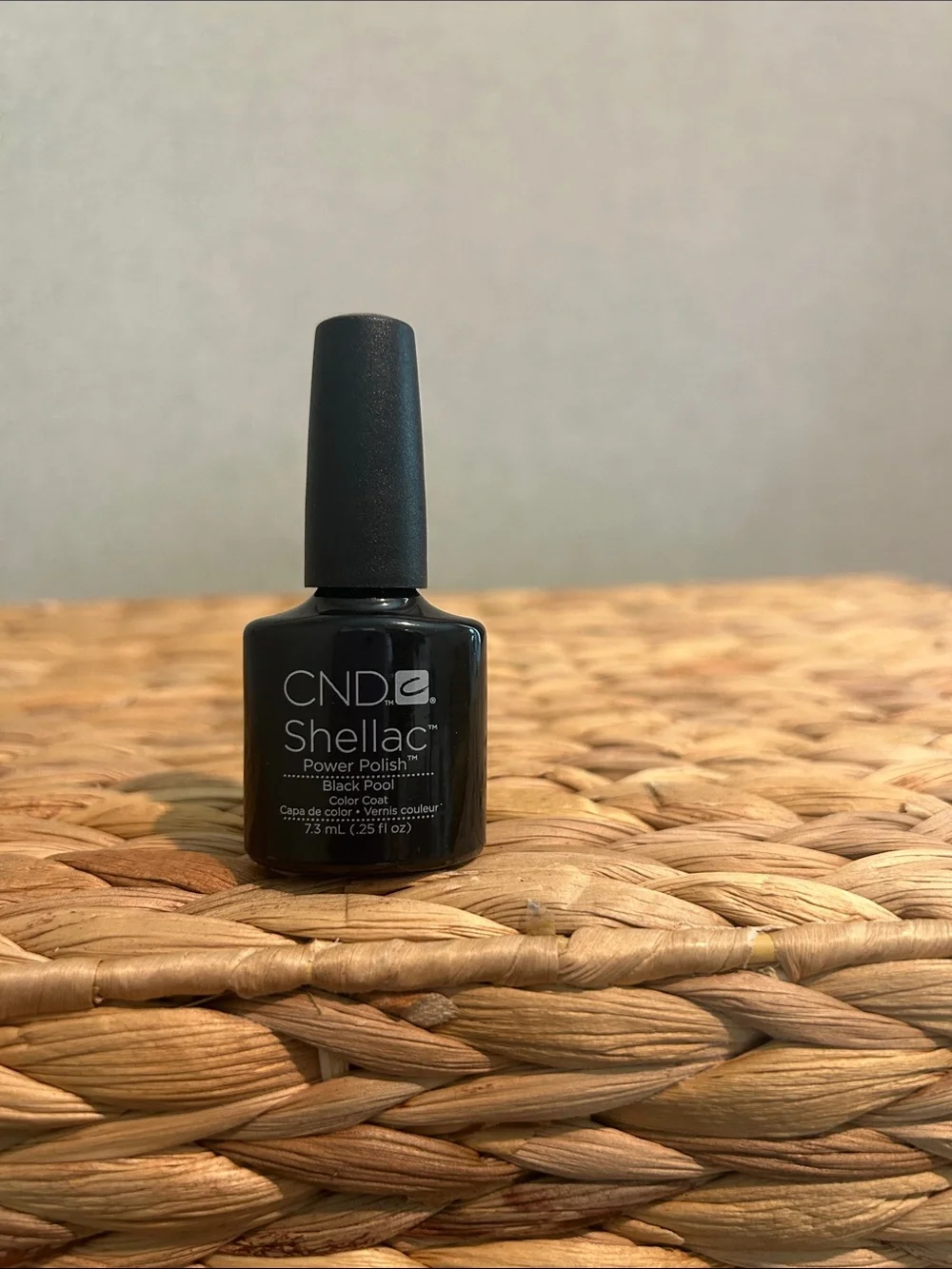 CND Shellac Black Nail Gel Polish - Black